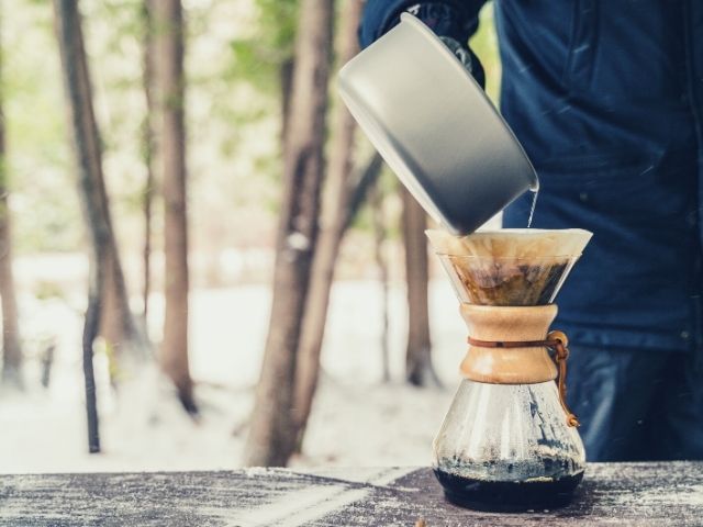 pour over coffee