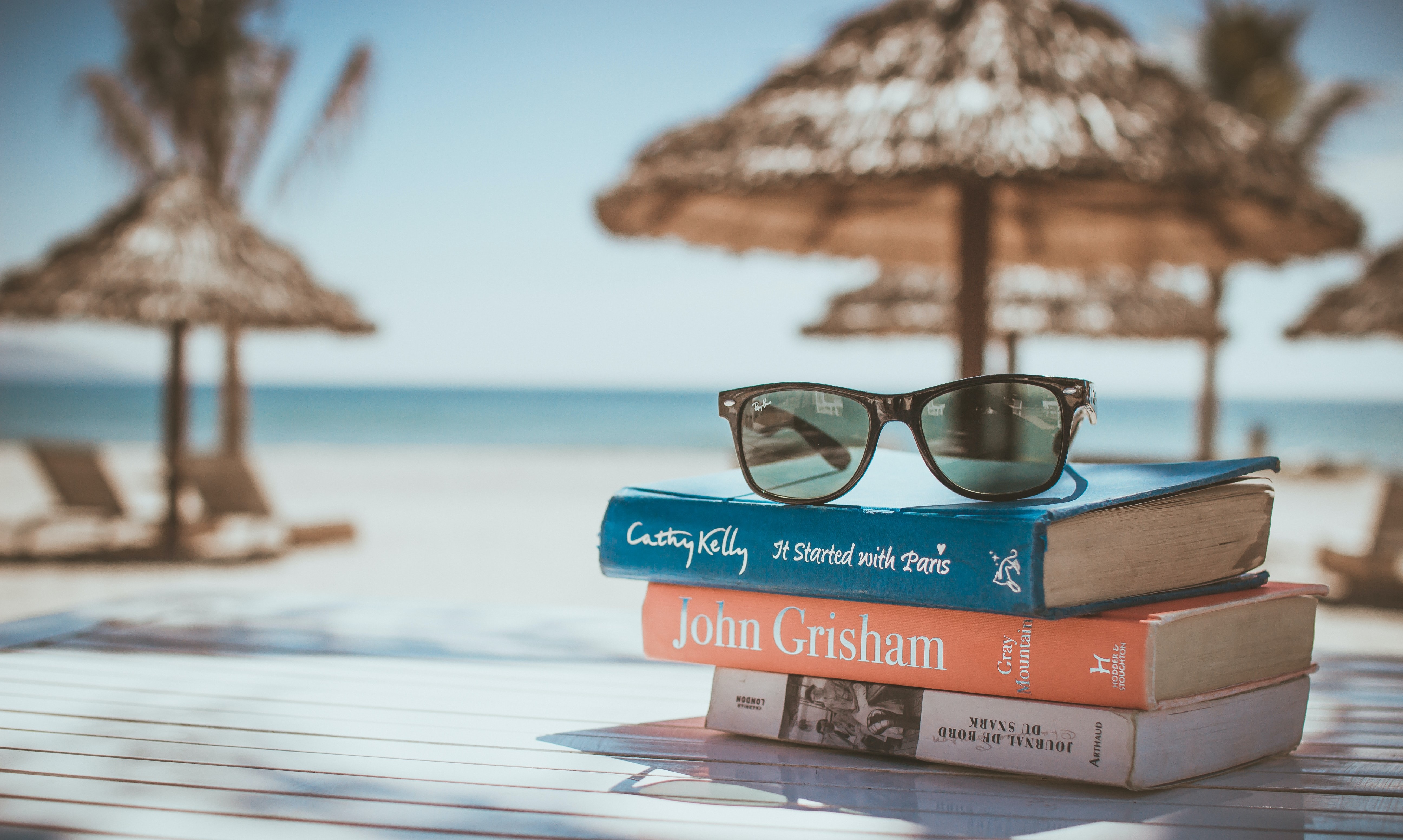 books at the beach